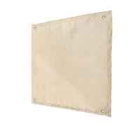 WATIIFUFU Fireproof Outdoor Blanket for Barbecue and Camping, Lightweight Protective Welding Blanket Made of Beige Fiberglass Fabric, Flame Retardant Anti-Heat Canvas for Fire Safety