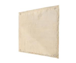 WATIIFUFU Fireproof Outdoor Blanket for Barbecue and Camping, Lightweight Protective Welding Blanket Made of Beige Fiberglass Fabric, Flame Retardant Anti-Heat Canvas for Fire Safety