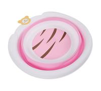 WATIIFUFU Folding Basin for Newborn Wash Cartoon Shaped Face Bathtub Household Use Hanging Feature Wash Basin for Travel and Daily Cleaning Washing Container Assorted Style