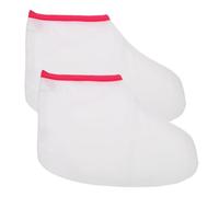 WATIIFUFU Foot Spa Booties 1 Pair Universal Design Paraffin Bath Bags with Hook-and-Loop Closure, Cotton Polyester Material Suitable for Pre and After Wax Care