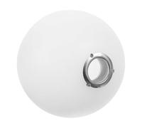 WATIIFUFU Frosted Globe Lamp Shade Socket Replacement Impact-Resistant Milky White Pendant Cover Drop-Resistant Ceiling Light Shade for Modern Living Fixtures with Metal Threading