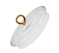 WATIIFUFU Glass Saucepan Lid Replacement Prevents Cracks and Reduces Nutrient Loss round High Borosilicate Glass Lid for Stewing Pot and Noodle Pot for Kitchen Use and Cooking
