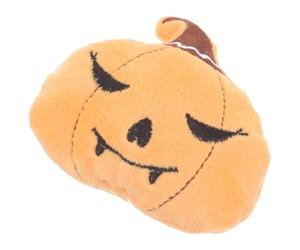 WATIIFUFU Halloween Themed Pumpkin Shaped Plush Cat with Catnip for Teething and Independent Play, Soft Orange Stuffed for Indoor Cats and Kittens