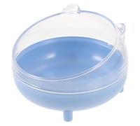 WATIIFUFU Hamster Suitable for Small Pets at Home or Outdoor Travel Random Color with Lid, Plastic Sand Bath Container Half-close Design, Detachable and Not Easy to Roll