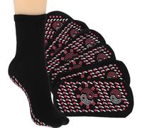 WATIIFUFU Heated Socks for Adults, 4 Pairs, Breathable Thermal Mid-Tube Socks, Cotton, for Skiing Activities and Autumn, Men and Women