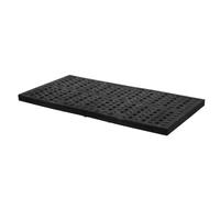 WATIIFUFU Heavy-Duty Plastic Drain Grate Cover with Slip-Resistant Surface for Outdoor Sewer and Trench Drainage Systems Composite Panel for Safety and Anti-Blocking
