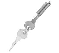 WATIIFUFU Heavy Duty Refrigerator Door Lock with Keys Cold Resistant Freezer Cabinet Lock Cylinder for Glass Doors Quick Installation Wide Compatibility for Commercial Display and Freezers