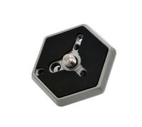 WATIIFUFU Hexagonal Quick Release Adapter for Base Plate with 3/8"-20 Screw Plastic Material Compatible with Models 3038 3039 3047 3055 3055s 3063 Camera Accessories