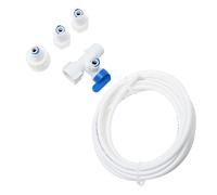 WATIIFUFU Ice Maker Water Hose 5m with Connector Kit Ice Maker Line Adapter Water Line Fittings Installation and Connection