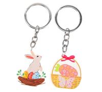 WATIIFUFU Keychain Pendant Rabbit Keychain Decor Fun Backpack Pendant for Easter Present