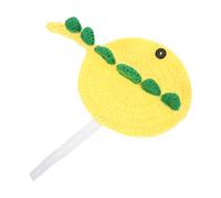 WATIIFUFU Knitted Turtle Sweater with Adjustable Strap for Small Tortoises, 3d Dinosaur Shape Woolen Yarn Costume, Sturdy Winter Apparel for Festive Gatherings and Outdoor Adventures