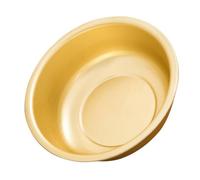 WATIIFUFU Large Capacity Aluminum Kitchen Washing Basin Thickened Metal Fruit and Rice Wash Bowl Traditional Korean Style Round Soup and Salad Basin