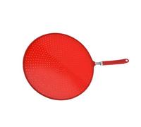 WATIIFUFU Large Multifunctional Silicone Splatter Screen with Stainless Steel Ring for Frying Pan Oil Splash Shield Cooling Mat Strainer and Drain Board Heat Resistant Non-Stick Kitchen