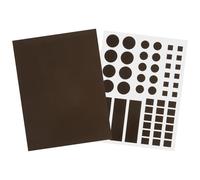 WATIIFUFU Light Blocking Stickers 2 Pcs with Adjustable Dimming Function Black Paper Light Filtering Stickers for Electronic Equipment and Tvs for Home Appliances and Movie-Watching