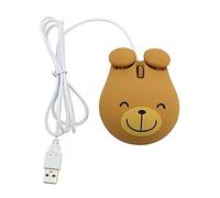 WATIIFUFU Little Bear Wired Gaming Mouse for Laptop Ergonomic Design Silent Gaming Extended Service Life