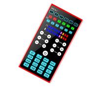 WATIIFUFU Live Sound Card Audio Mixer for Mobile Phones Professional Voice Changer for Streamers and Podcasters Multi-effect Sound Processing for Live Streaming and Recording