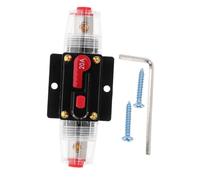 WATIIFUFU Manual Reset Inline Resettable Fuse Holder Circuit Breaker with Bracket for Automotive and Industrial Use Quick Overload Protection Vibration Resistant Design