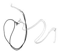 WATIIFUFU Matching Couples Necklaces Set, Matte Black and Silver Promise Necklaces for Boyfriend and Girlfriend, Creative Hook Hand Pendant Jewelry for Valentine'S Day