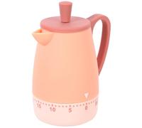 WATIIFUFU Mechanical Kitchen Timer Plastic Cartoon Design for Cooking and Baking with Alarm Function, Easy to Use Adorable Orange Desk Stand Timer for Work and Learning Countdown