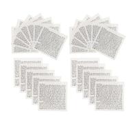 WATIIFUFU Messianic Seal Mezuzah Case Scroll Hebrew Mezuzah Scroll Paper Material Beige Colour Engraved with Biblical Blessings Fade-resistant Unique Design for Home Decor Door Wall