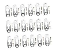 WATIIFUFU Metal Picture Frame Fasteners with Screws Durable Hanging Hooks for Frames Cross Stitch and Decoration Boxes Secure Mounting Brackets