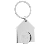WATIIFUFU Metal Shopping Trolley Token Keychain Cart Coin Holder Easy-clean Key Ring Ornament for Efficient Supermarket Shopping and Convenient Carry