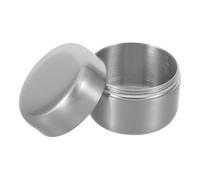 WATIIFUFU Mini Stainless Steel Pill Holder Portable Pocket-Sized Medicine Storage Jar Compact Sealed Travel Pill Case Small Organizer for Daily Use