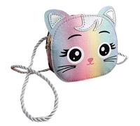 WATIIFUFU Mini Unicorn Crossbody Purse for Age Versatile Bag with Large Capacity Coin Holder Adorable Cartoon Cat Design for Adults Stylish and Easy to Carry Accessory