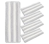 WATIIFUFU Mop Quick Replacement 5pcs Microfiber Cleaning for Pads Floor Washable and Water Soaking Flat Head Mop Covers Suitable for Home Household Chores