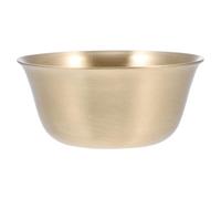 WATIIFUFU Multi-Functional Temple Copper Bowl for Buddha Offering, Golden Round Copper Water Offering Bowl, Decorative Home and Temple Ornament, Not Easy to Age, for Worship