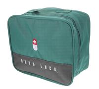 WATIIFUFU Multi Medical Pouch Large Capacity Medicine Storage Organizer Bag for Travel Outdoors Home Family Practical Portable Medical Kit Green