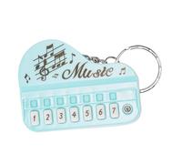 WATIIFUFU Musical Keychain Piano Keyboard Pendant Keychain Decorative Bag Pendant Piano Charm Material Compact Design for Friends