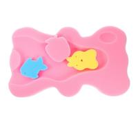 WATIIFUFU Newborn Bath Sponge Cushion Mat Soft Non-Slip Bath Pad with Thickened Support Gentle Touch Bathing Accessory for Newborns and Random Style