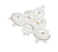 WATIIFUFU Pearl Shoe Flower Lovely Shape Diy Shoes Supply Decorative Patch Pearl Beads for Embellishment