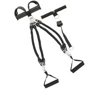 WATIIFUFU Pedal Resistance Band Elastic Pull Rope with Fine Workmanship for Muscle Training Made of Sturdy Pte and Foam, for Triceps and Shoulders Training at Home or Gym