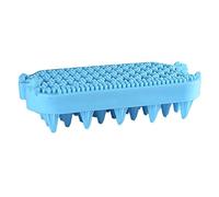 WATIIFUFU Pet Massage Comb Massage Tool Hollow Cleaner Brush Flexible Both Sides Use Silicone Bristles Grooming for Dogs and Pets