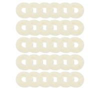 WATIIFUFU Piano Keyboard Balance Cushion Felt Pads Washers White 90 Pcs 12x4x1mm Thick for Piano Key Leveling and Regulating Tool Accessory