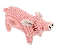 WATIIFUFU Pig Shaped Squeaky Pet Chewing for Dogs, Sturdy Wear Resistant Plush Interactive Suitable for Gnawing and Playtime Random Color