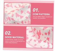 WATIIFUFU Pink Cowgirl Hat with White Cow Print for Women Chic Cowboy Dress-up Accessory for Halloween Birthday Bachelorette Parties and Skin-friendly Festival Costume Hat