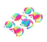WATIIFUFU Plush Mouse Cat Realistic Kitten 6pcs Filled with Catnip with Comfortable for Indoor Cats for Pet Entertainment and Interactive Play