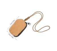 WATIIFUFU Portable Outdoor Multi-Functional Hanging Coin Purse with Zipper Lanyard for Travel Sports Earphones Keys Credit Card Holder Lightweight Wallet for Commuters and Adventurers