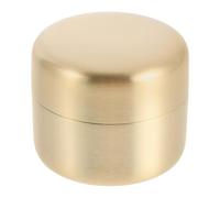 WATIIFUFU Portable Pillbox Metal Medication Storage Box Round Small Container for Medicines Travel Pill Organizer Pill Holder for Pocket