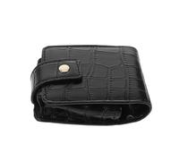 WATIIFUFU Portable Pu Leather Lipstick Case Mirror Compact Travel Cosmetic Pouch for Lipstick and Makeup Organization The Go Lightweight for Women and Girls