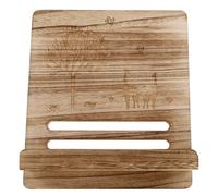 WATIIFUFU Portable Wooden Sheet Music Stand for Desktop Document Holder Cookbook Music Score Display Rack Vintage Style Reading Book Organizer and Kitchen Use