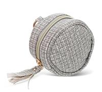 WATIIFUFU Pouch for Travel Zippered Portable Bag Organize Accessories Soft Comfortable Holder Case Stylish Jewelry Key Holders Clip