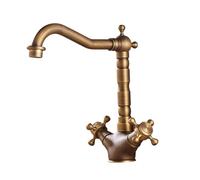 WATIIFUFU Premium Copper Dual-Control Hot Cold Kitchen Faucet Mixer Tap for Bathroom and Home Use Sturdy Wear-Resistant Water Tap with Convenient Installation for Offices Schools and Shops