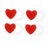 WATIIFUFU Privacy Cover for Laptop 4pcs Camera Cover Slider Heart Design Abs Material Protect Your Webcam