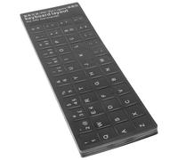 WATIIFUFU Pvc Keyboard Stickers Universal Keyboard Layout Protective Skin White for 10pcs for Language Self-learning and Communication and for Students and Beginners Students Beginners