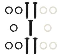 WATIIFUFU Replacement Tuning Peg Screws Washer for Acoustic Electric Guitars, Metal Plastic Material with M2.5x14mm Specification, Sleek Stylish Elegant Design, Easy Installation