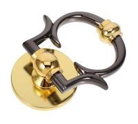 WATIIFUFU Retro Zinc Alloy Door Knocker Ring with Elegant Crisp Sound European Minimalist Door Pull Handle for Home Entrance Easy Install Decorative Gate Knocker for Kitchen Bathroom